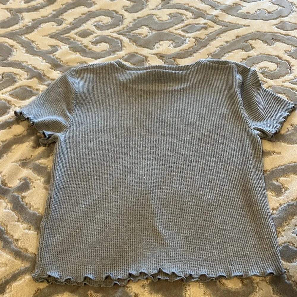 Wild fable, waffle knit, baby Tshirt color gray - Picture 2 of 3